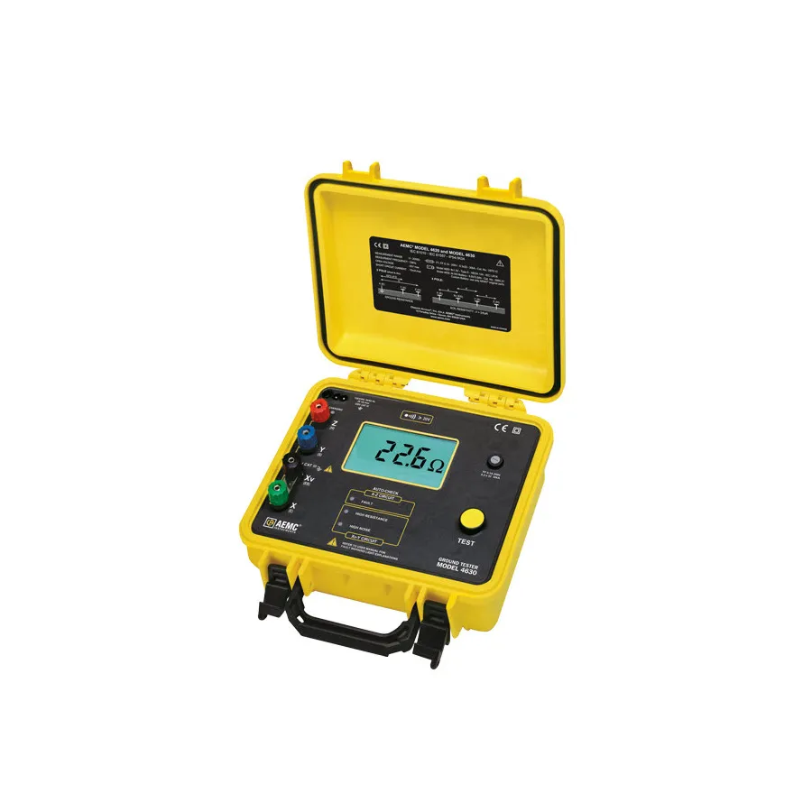 Kit testeur de résistance de terre AEMC 4630 Kit-300ft