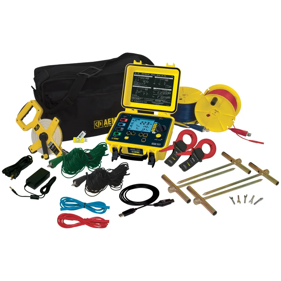 AEMC 6471 Kit-300ft Testeur de résistance de mise à la terre