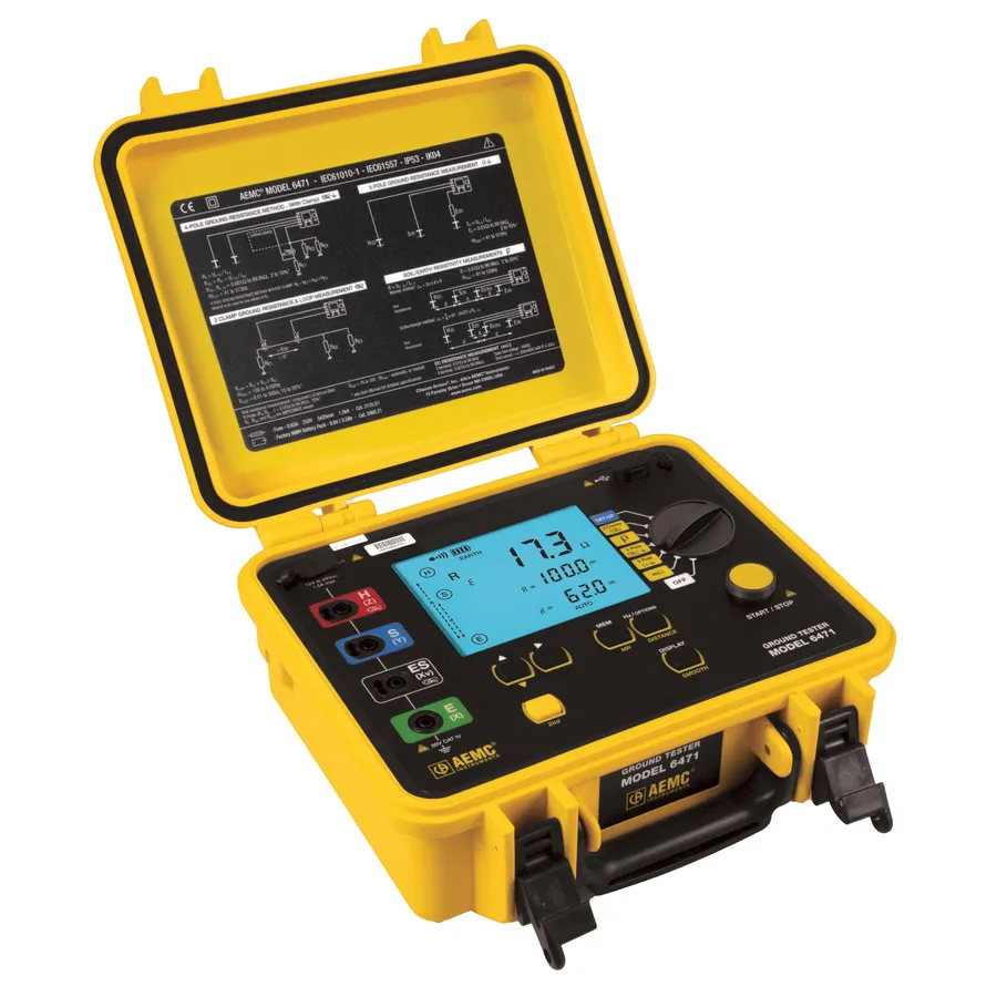 AEMC 6471 Kit-500ft Testeur de résistance de mise à la terre