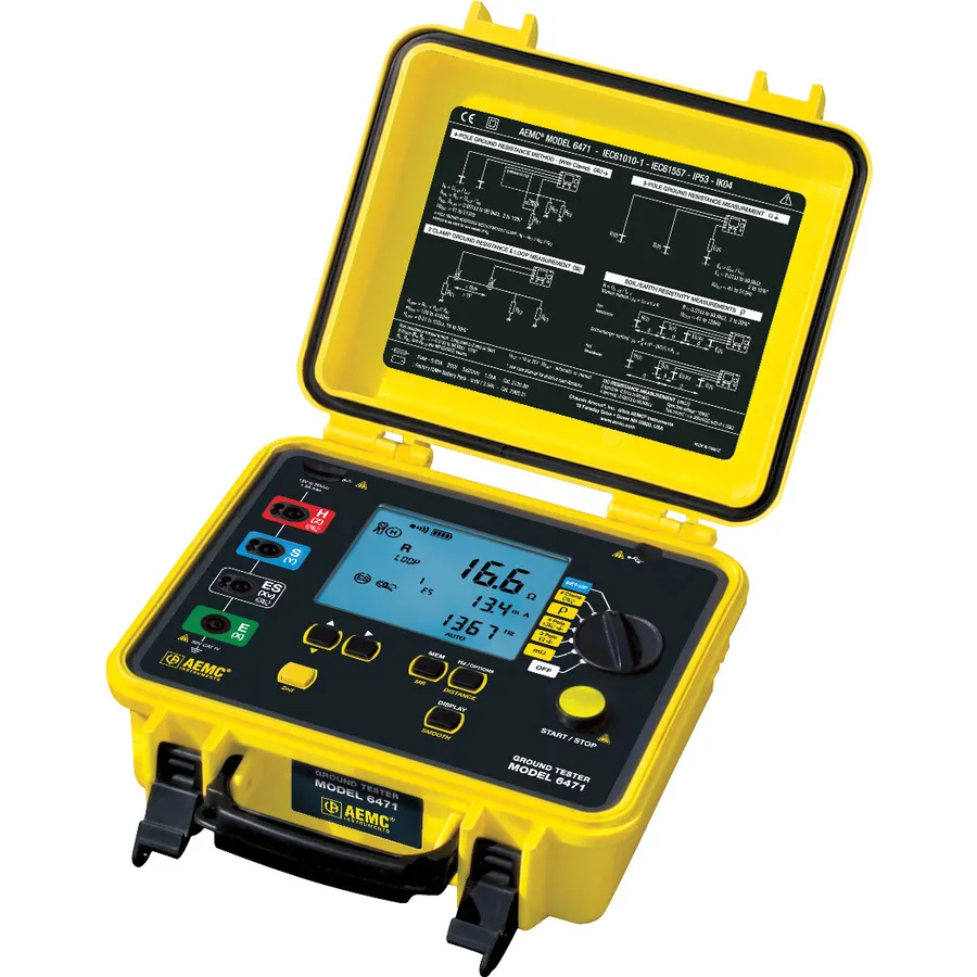 AEMC 6471 Testeur de résistance de mise à la terre