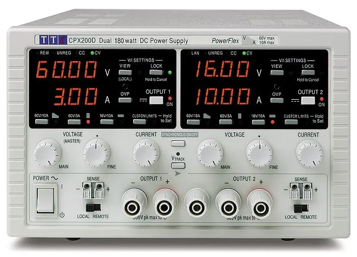Alimentation CC programmable Aim TTi CPX200
