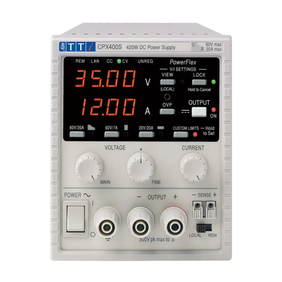 Alimentation CC Aim TTi CPX400S
