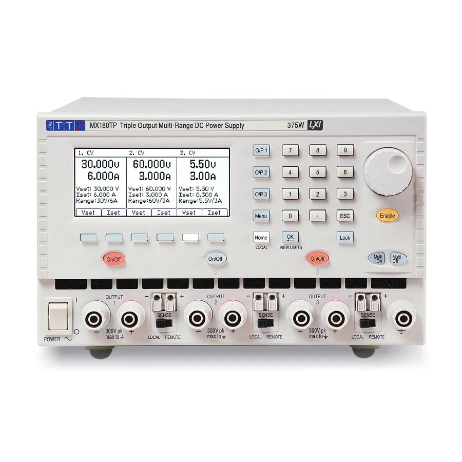 Alimentation triple sortie laboratoire Aim TTi MX180TP
