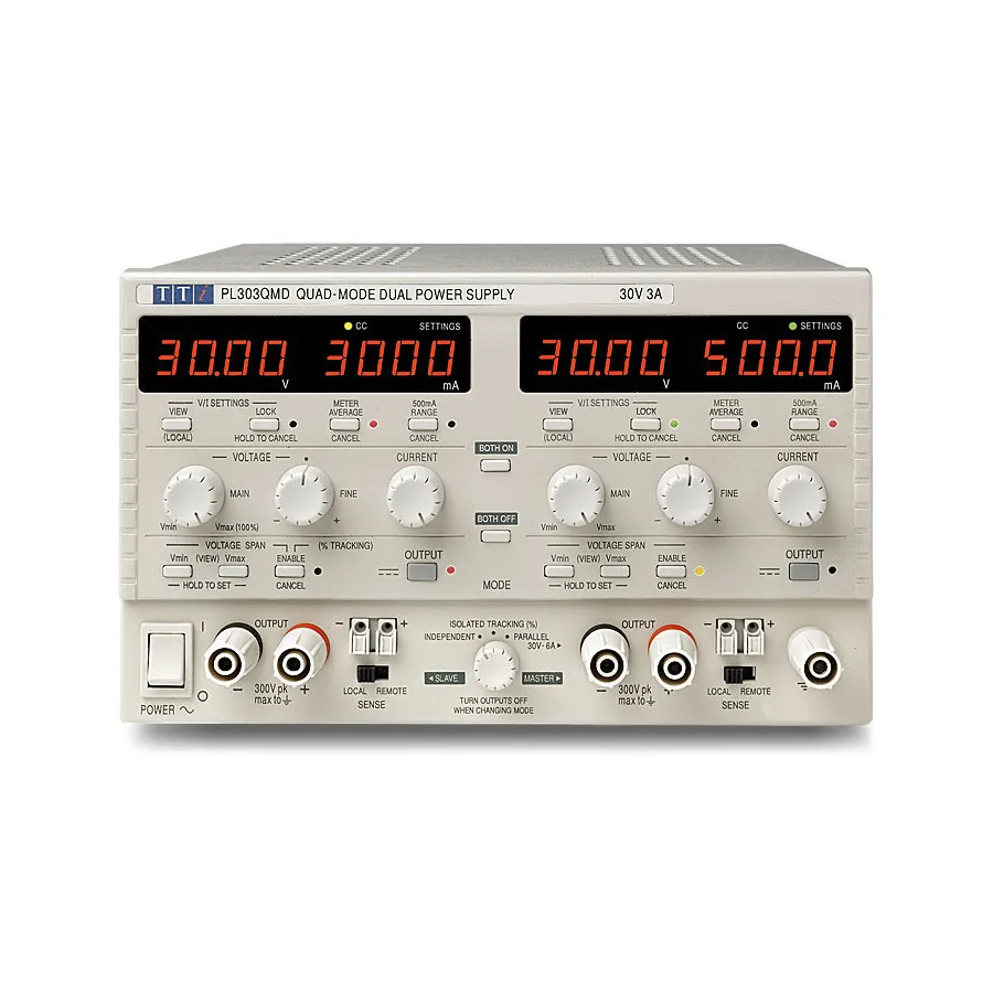 Bloc d'alimentation DC double sortie programmable Aim TTi PL303QMD-P(G)
