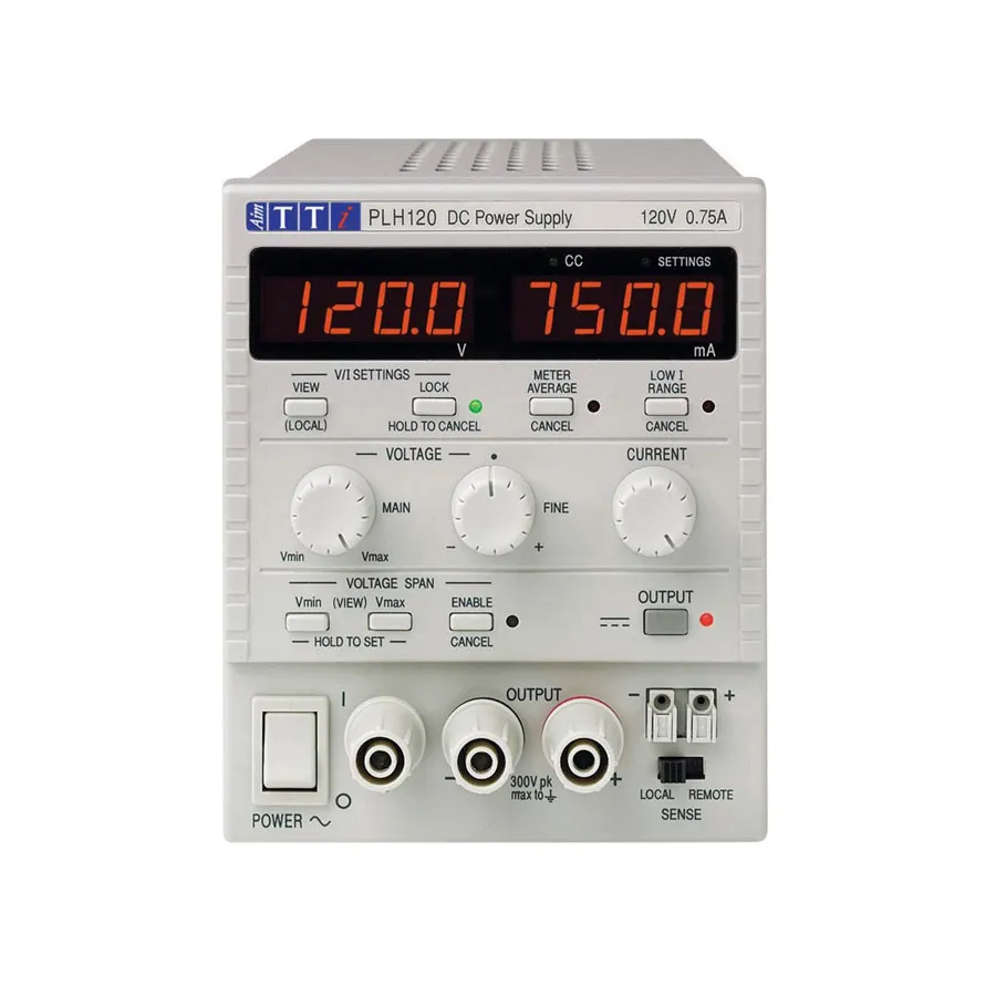 Bloc d'alimentation CC à sortie unique Aim TTi PLH120-P