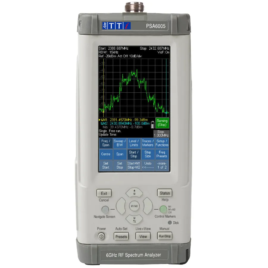 Aim TTi PSA6005 Analyseur de Spectre RF Portable