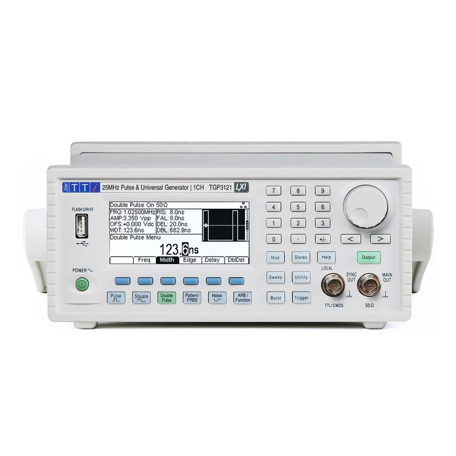 Générateur d'impulsion et universel 25MHz Aim TTi TGP3121
