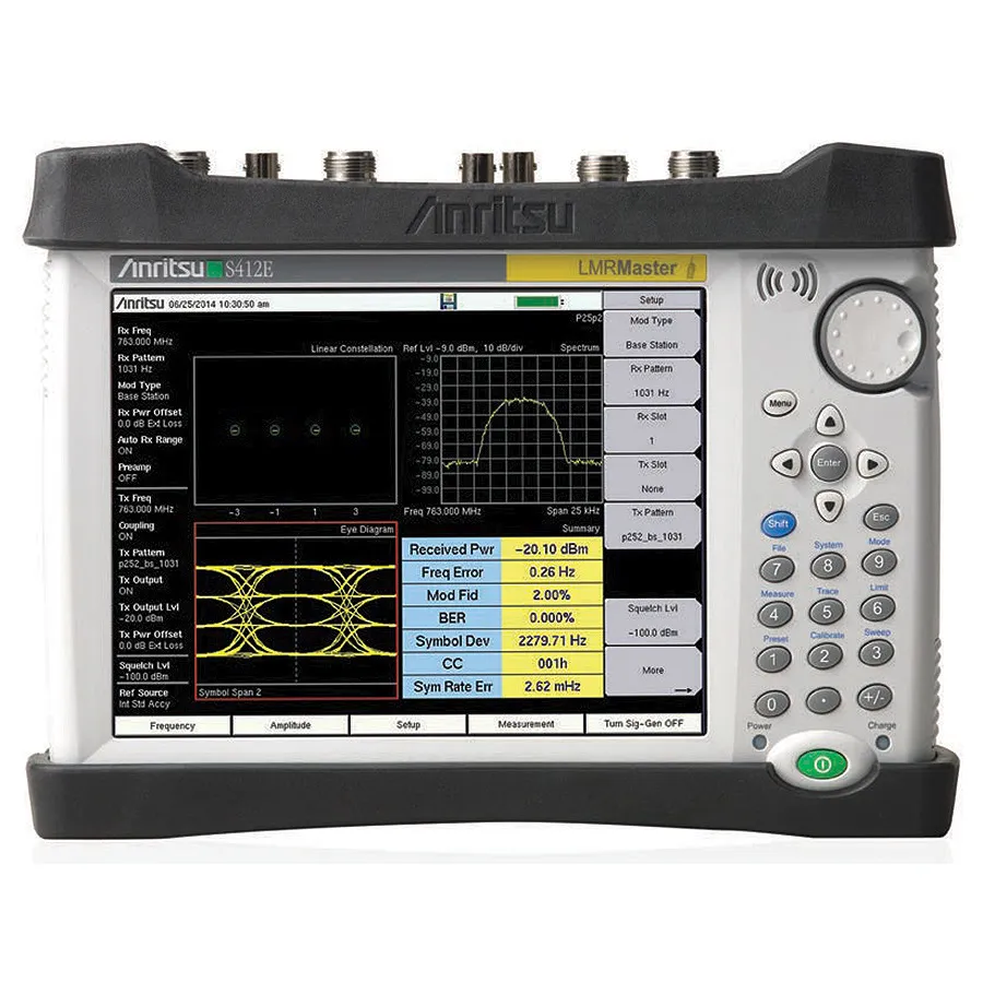 Analyseur de modulation radio terrestre Anritsu S412E