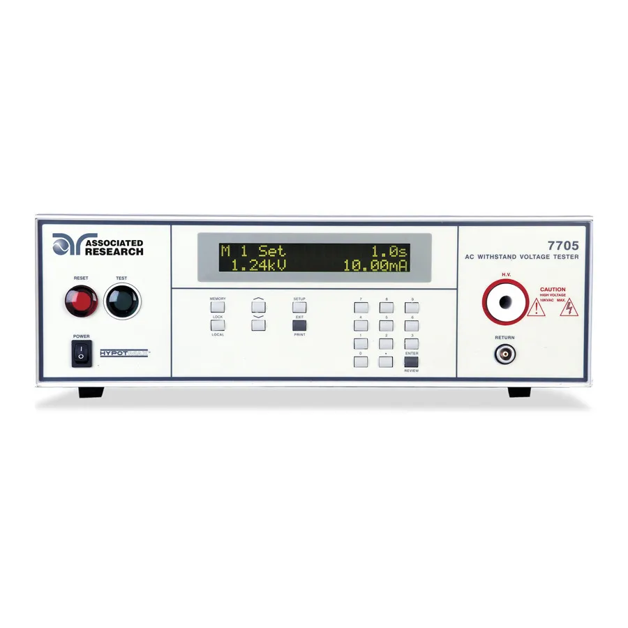Testeur hipot AC haute tension Associated Research 7705