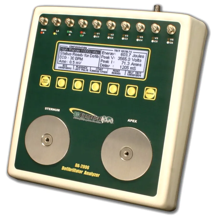 Analyseur de défibrillateur BC Biomedical DA-2006