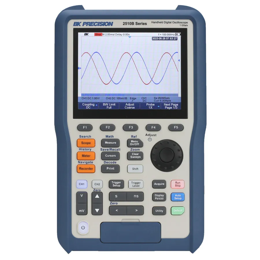 Oscilloscope de stockage numérique portable B&K Precision 2511B