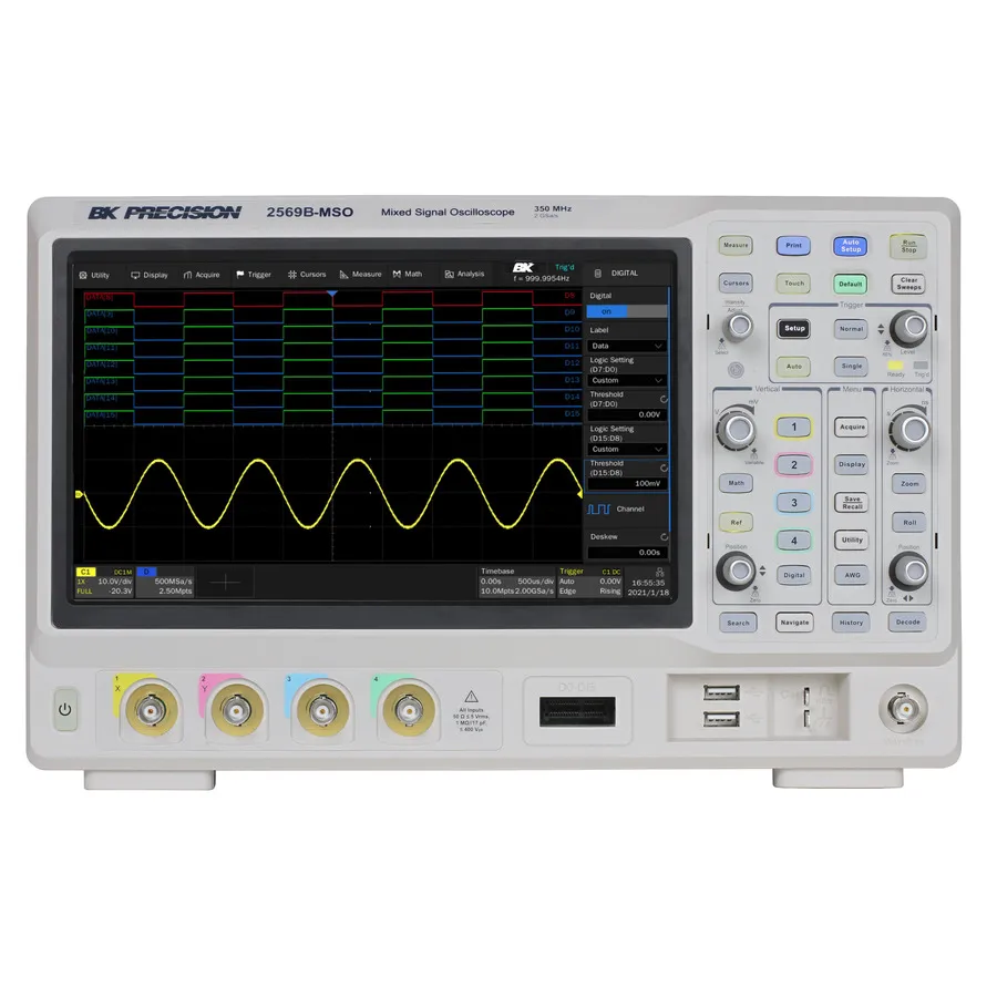 B&K Precision 2569B-MSO Oscilloscope de Signal Mixte