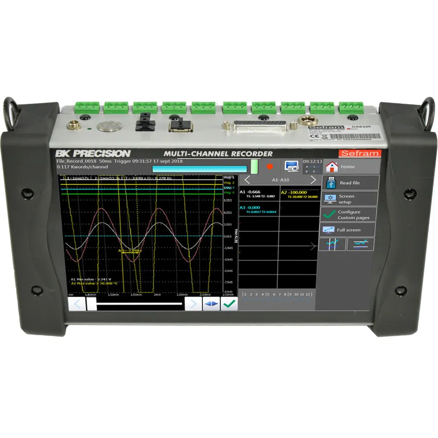 Enregistreur de données portable B&K Precision DAS220
