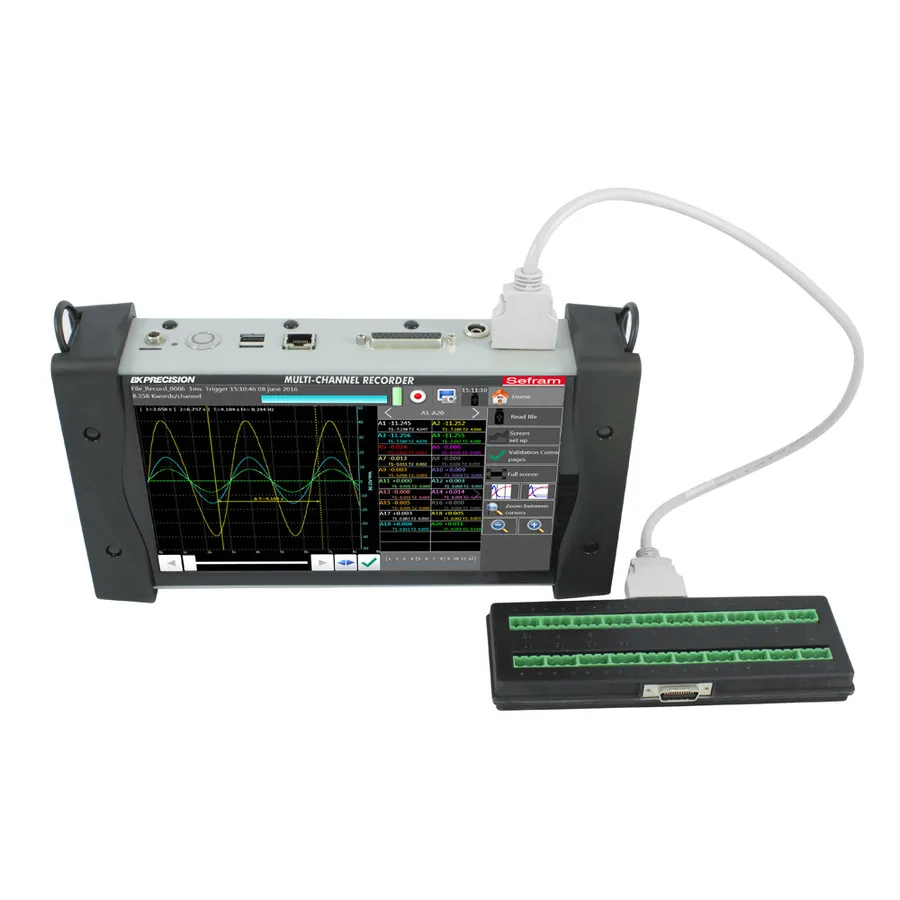 Enregistreur de données portable multi-canaux B&K Precision DAS240-BAT