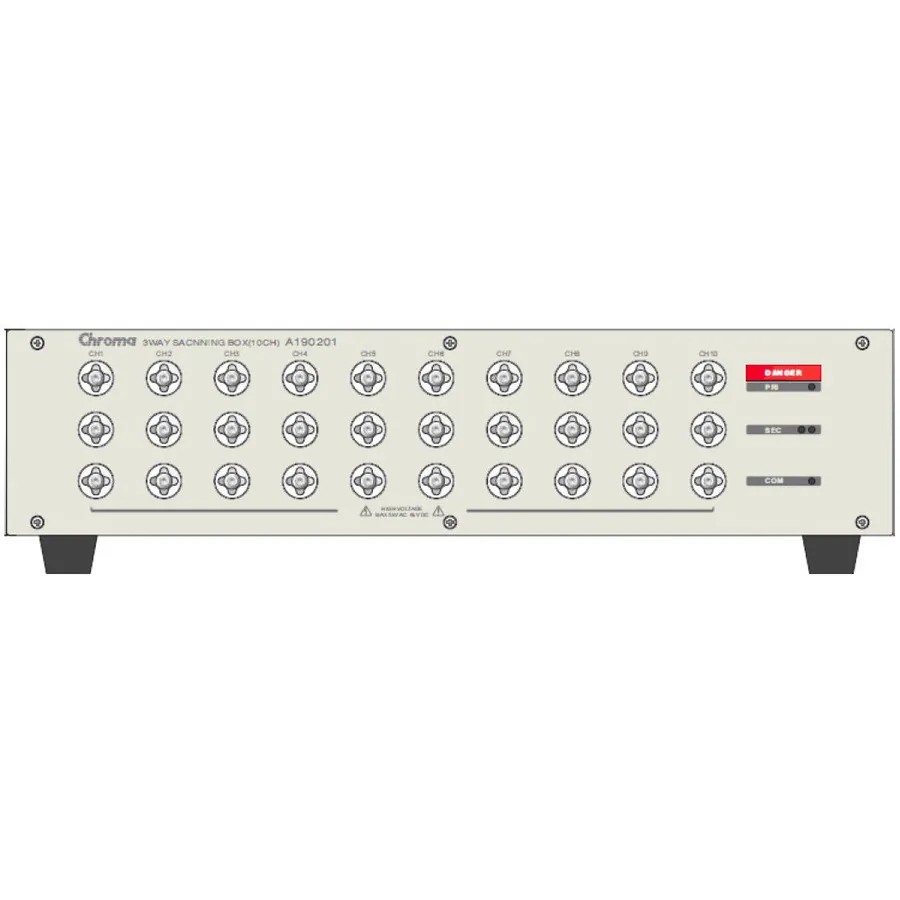 Chroma A190201 Boîtier Scanner 10 Canaux 3 Voies