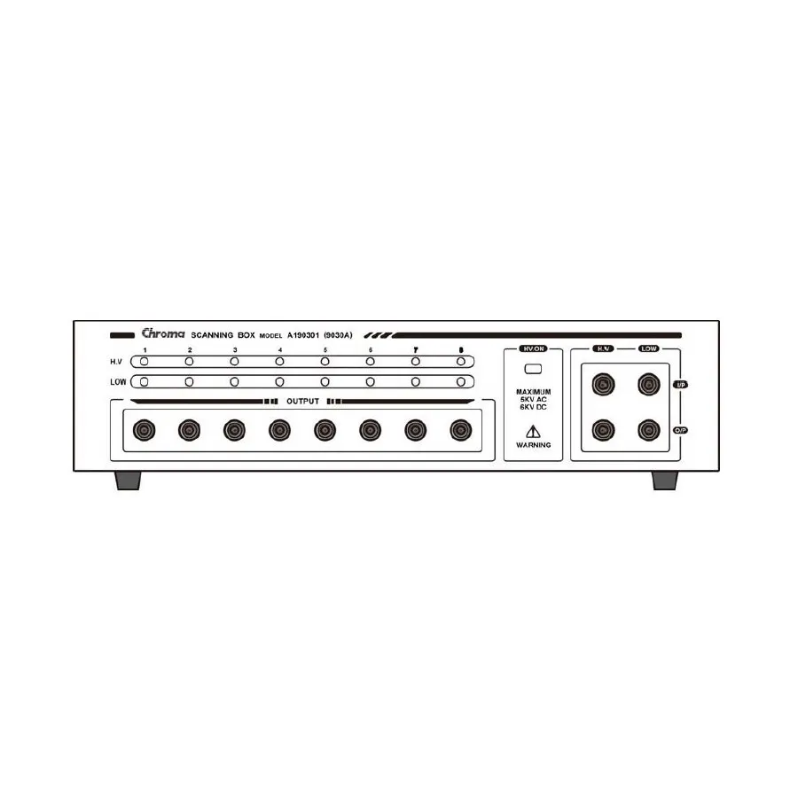 Chroma A190301 Boîtier Scanner 8HV