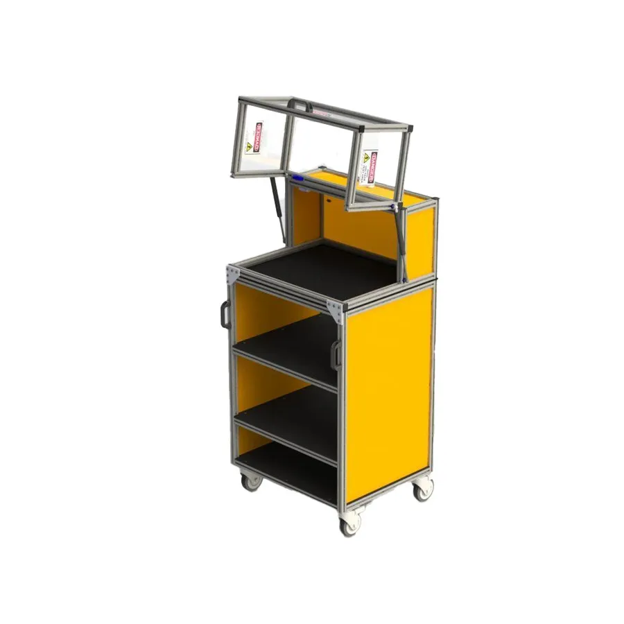 Enceinte de sécurité HiPot Cortek SE-2420CT avec chariot