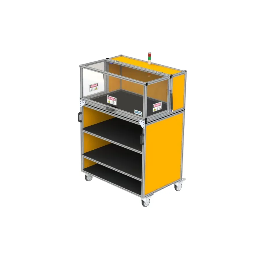 Chariot d'enceinte de sécurité Cortek SE-3624CT