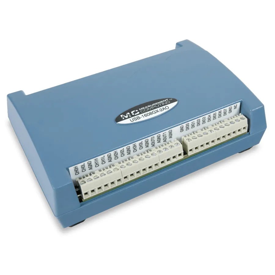 Dispositif DAQ USB multifonction Digilent USB-1608GX-2AO