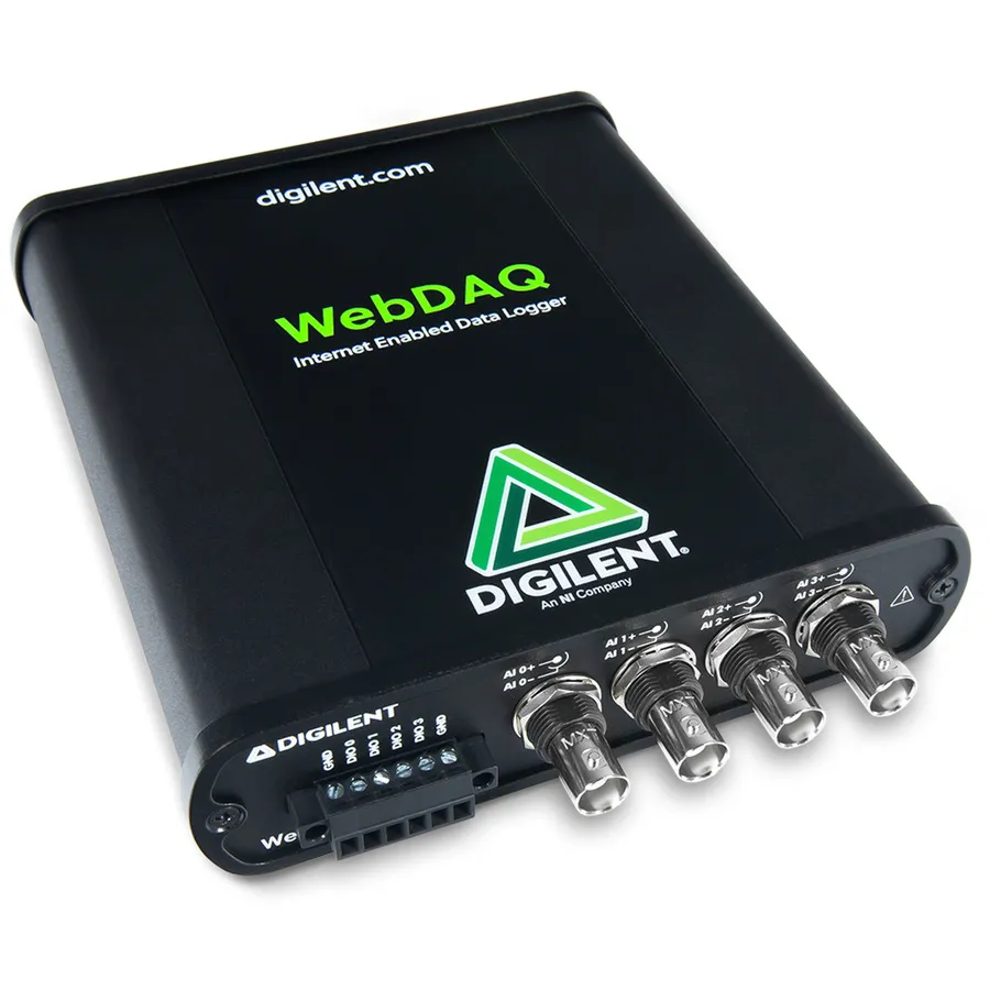 Enregistreur de données vibration-acoustique Digilent WebDAQ 504
