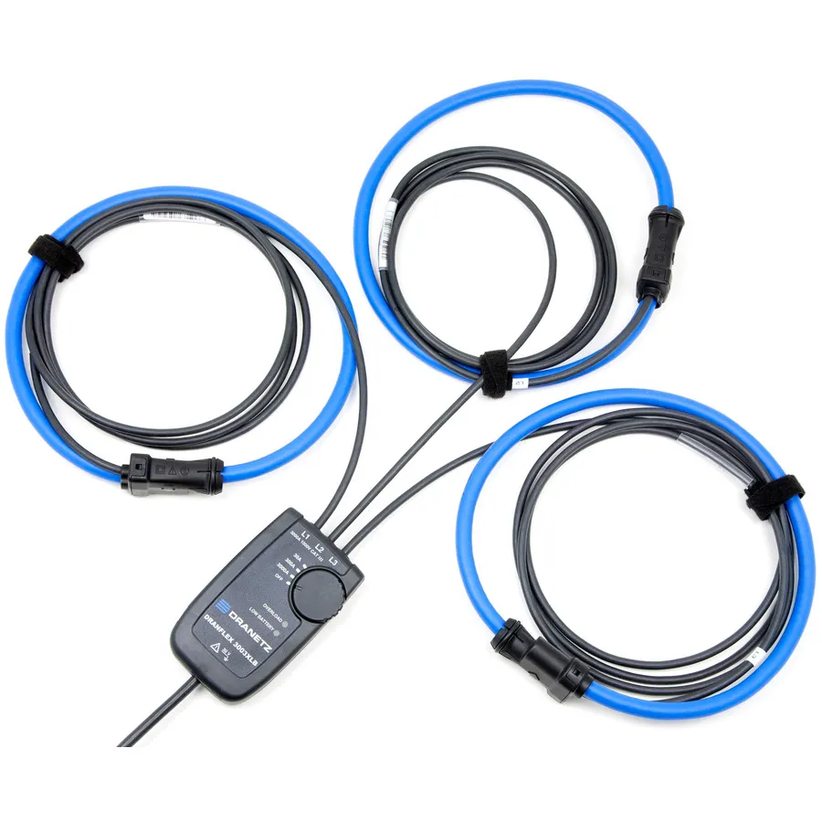 Dranetz DRANFLEX3003XLB24 Sonde de courant flexible triphasée 24 pouces