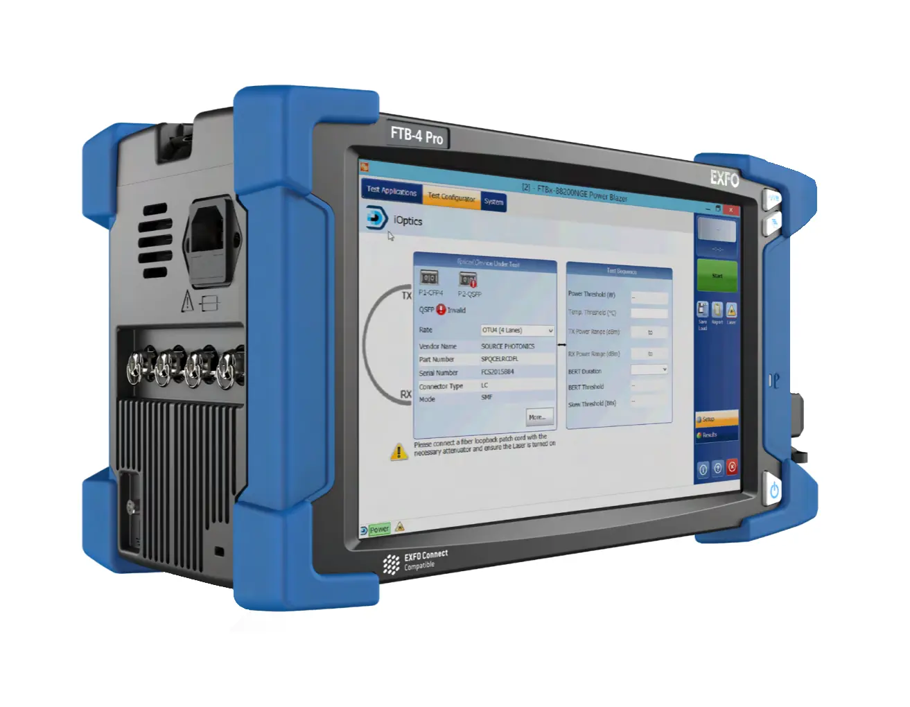 Plateforme de test réseau EXFO FTB-4-PRO-BTY