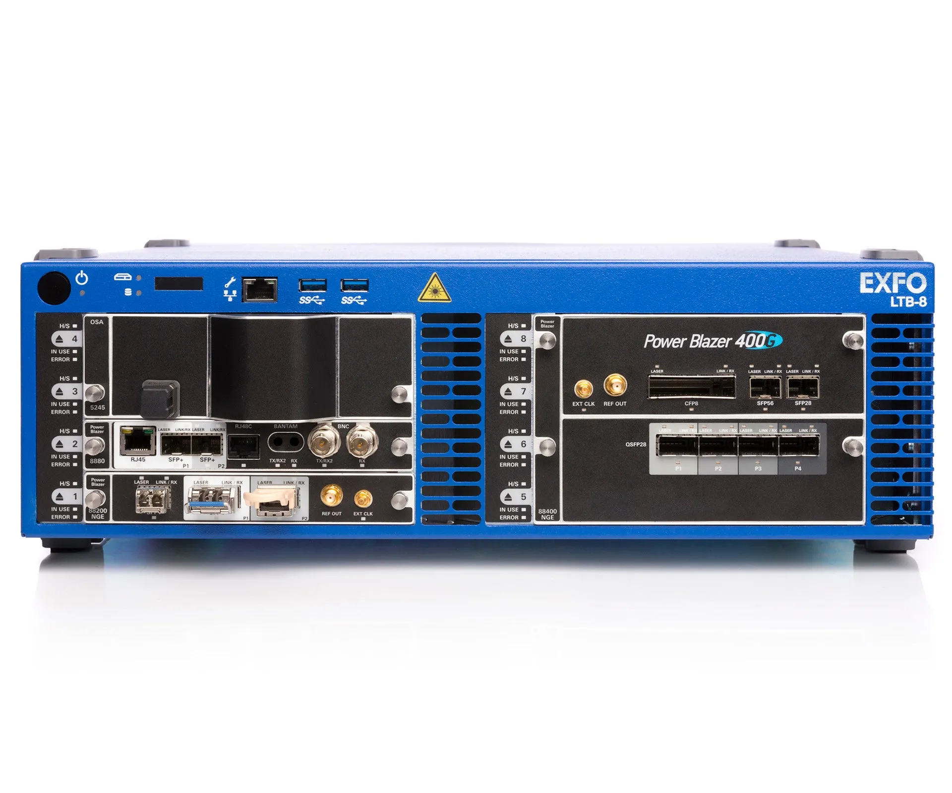 Plateforme de test réseau EXFO LTB-8-RHD