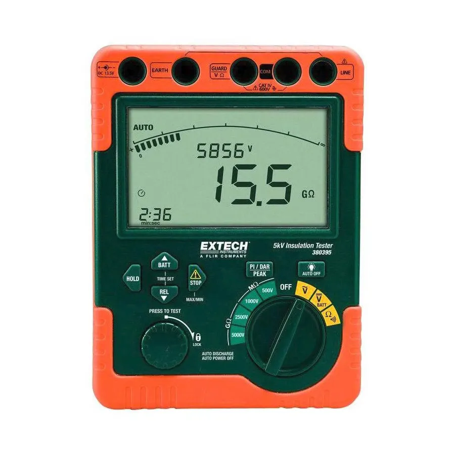 Testeur d'isolation numérique Extech 380396