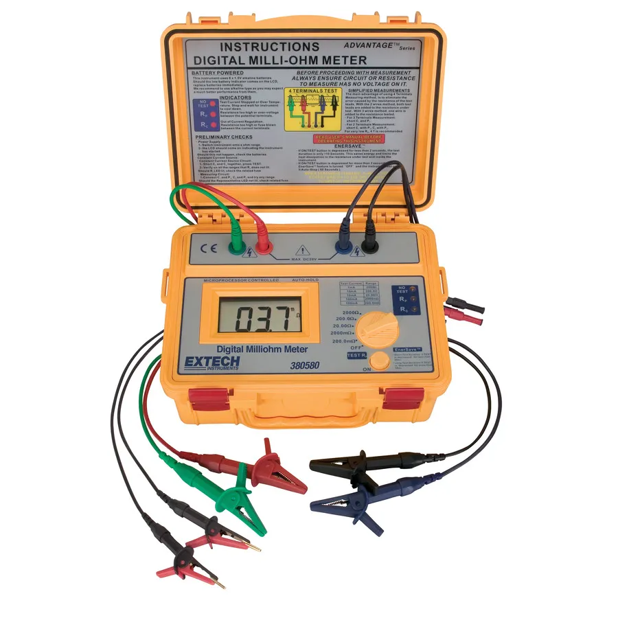 Milliohmmètre Extech 380580