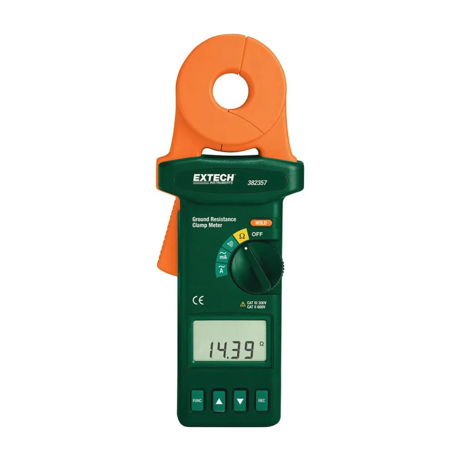 Testeur de résistance de masse à pince Extech 382357