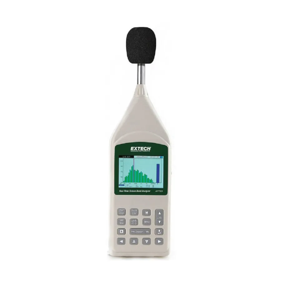 Analyseur de bandes d'octave temps réel Extech 407790A