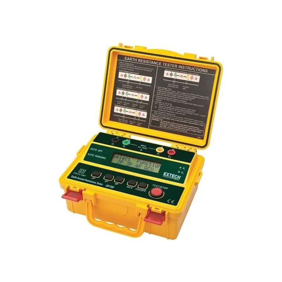 Testeur de résistance de terre Extech GRT300-NISTL