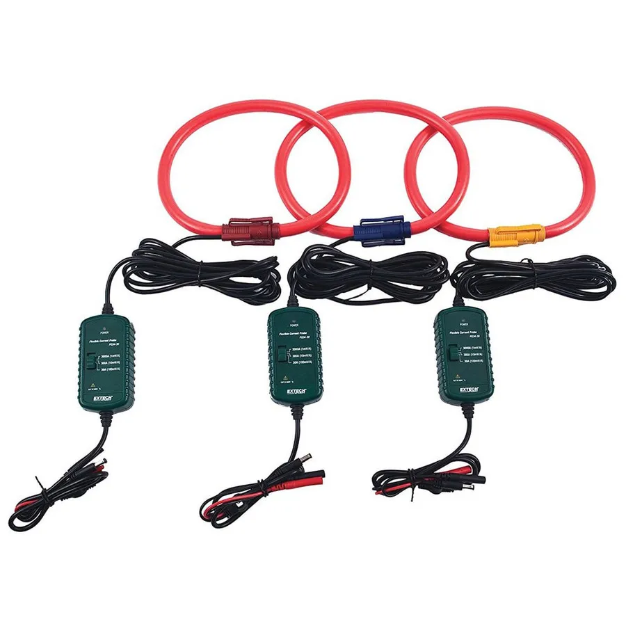 Sonde de pince de courant flexible Extech PQ34-30, 3000A, 24" de long