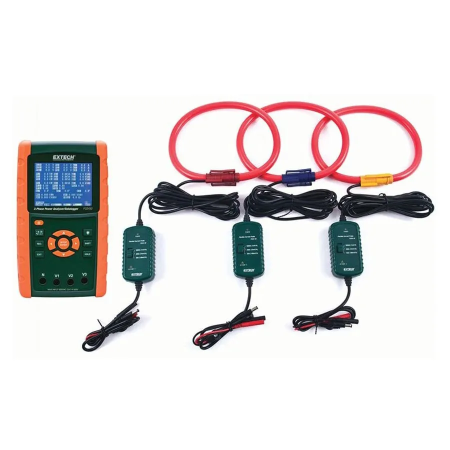 Kit Extech PQ3450-30 Analyseur de puissance/Enregistreur de données
