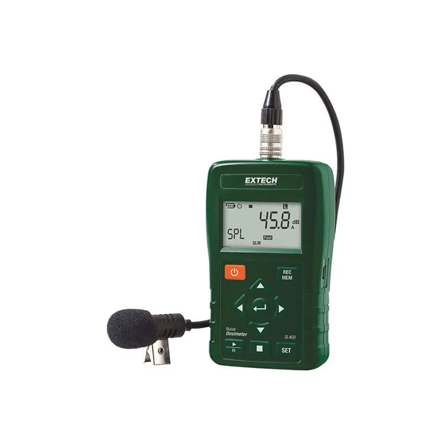 Dosimètre de bruit personnel Extech SL400-NIST