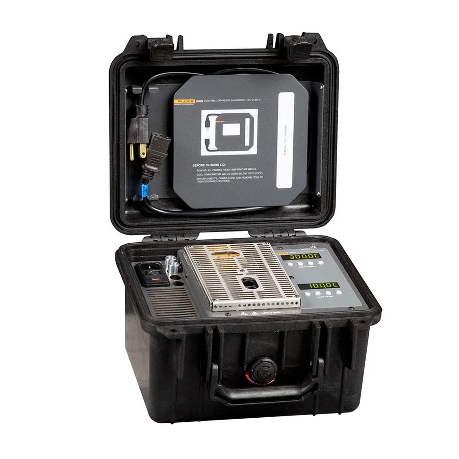 Calibrateur de bloc double industriel Fluke 9009-B-156