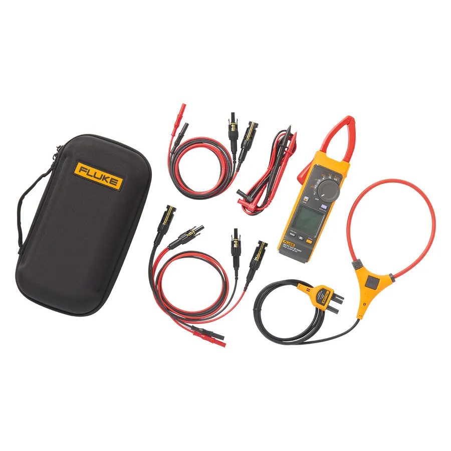 Kit pince ampérométrique et cordons de test solaires Fluke FLK-393FC-PVLEAD