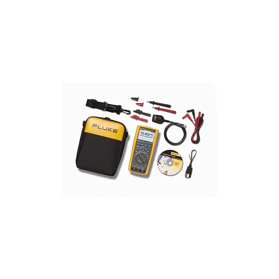 Kit Multimètre d'Enregistrement Fluke FLUKE-287/FVF avec Logiciel FlukeView Forms