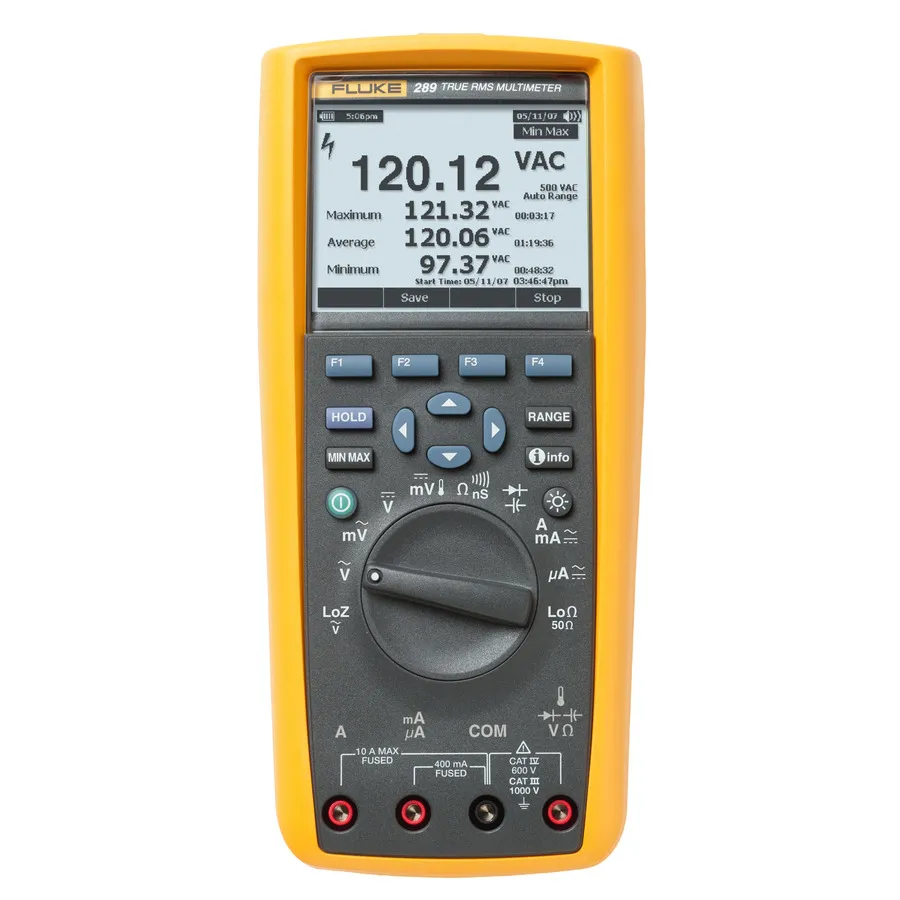 Fluke FLUKE-289 CAL Multimètre True-RMS avec enregistrement de données