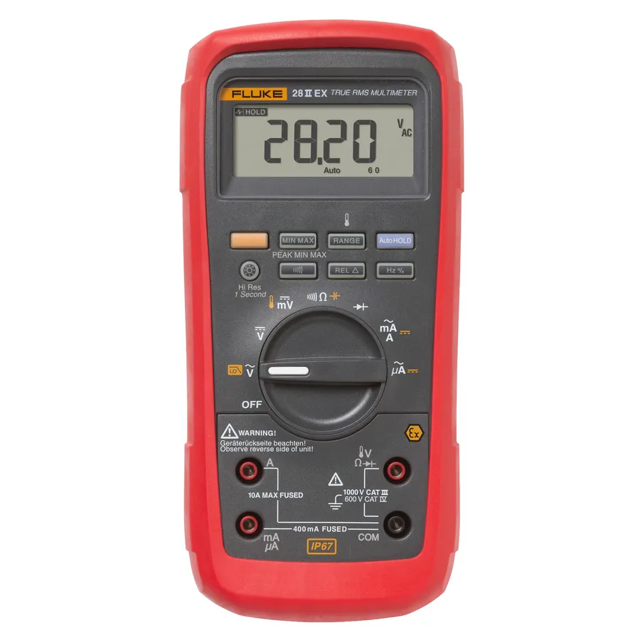 Fluke 28IIEX/NA Multimètre numérique intrinsèquement sûr