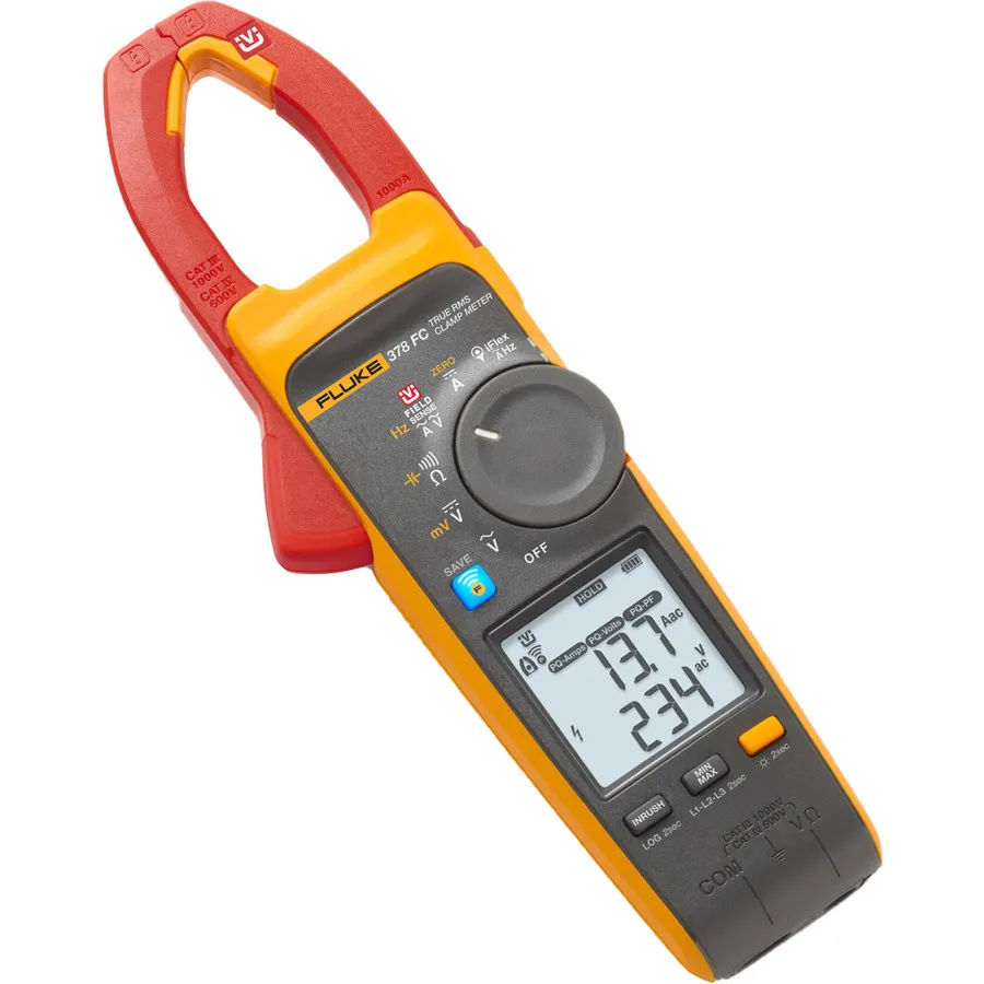 Fluke 378 FC Pince ampéremétrique vrai-RMS AC/DC avec sonde iFlex