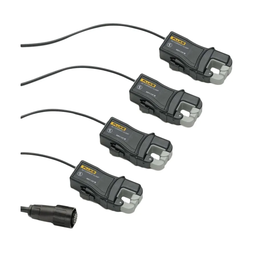 Ensemble de pinces de courant miniatures Fluke I20/200A-PQ4 à 4 phases