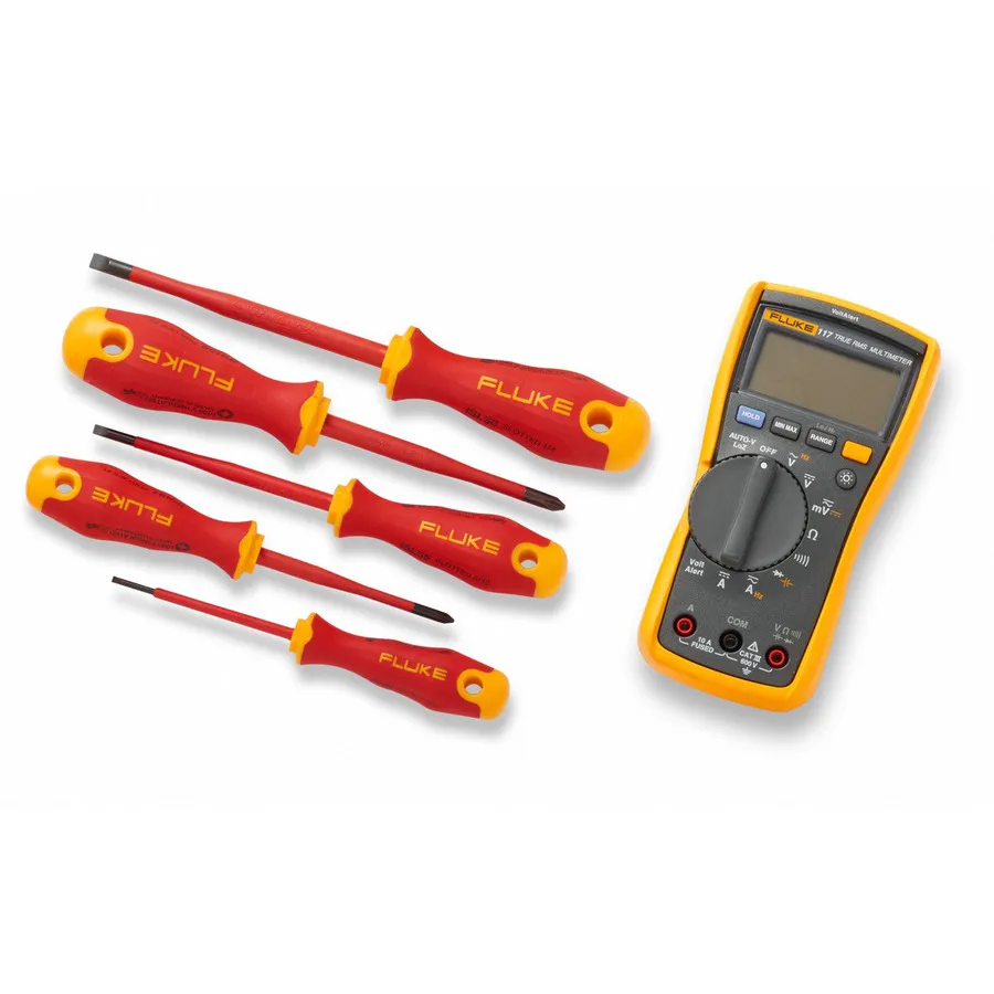 Fluke IB117K 117 Multimètre Numérique et Kit de Démarrage d'Outils à Main