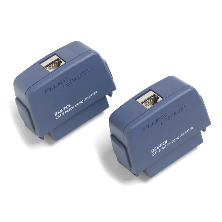 Fluke Networks DSX-PC6S Ensemble d'adaptateurs de cordon de brassage Cat 6