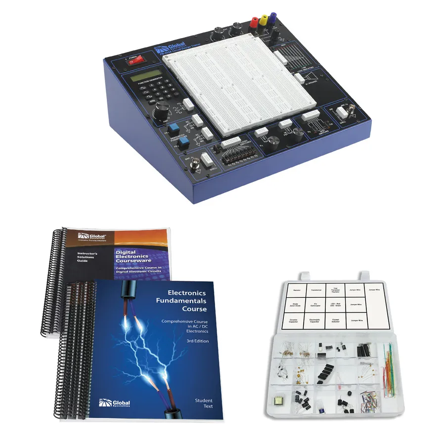 Formateur Global Specialties PB-503ALAB avec curriculum et kit de composants