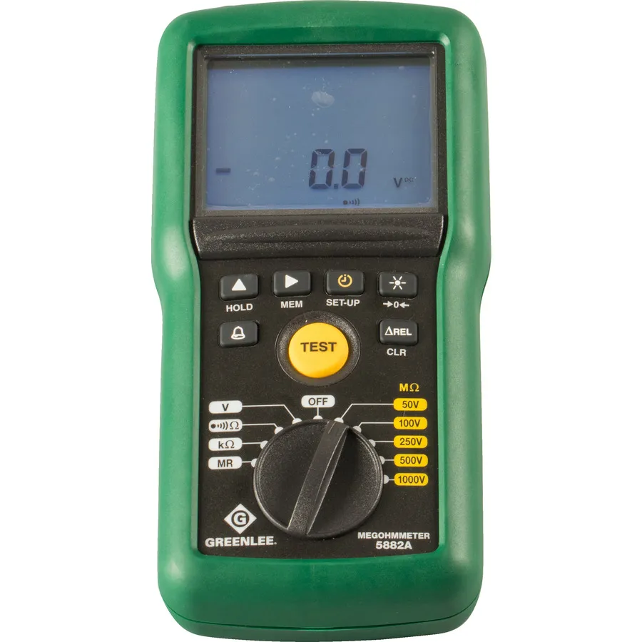 Mégohmmètre testeur d'isolation Greenlee 5882A-C