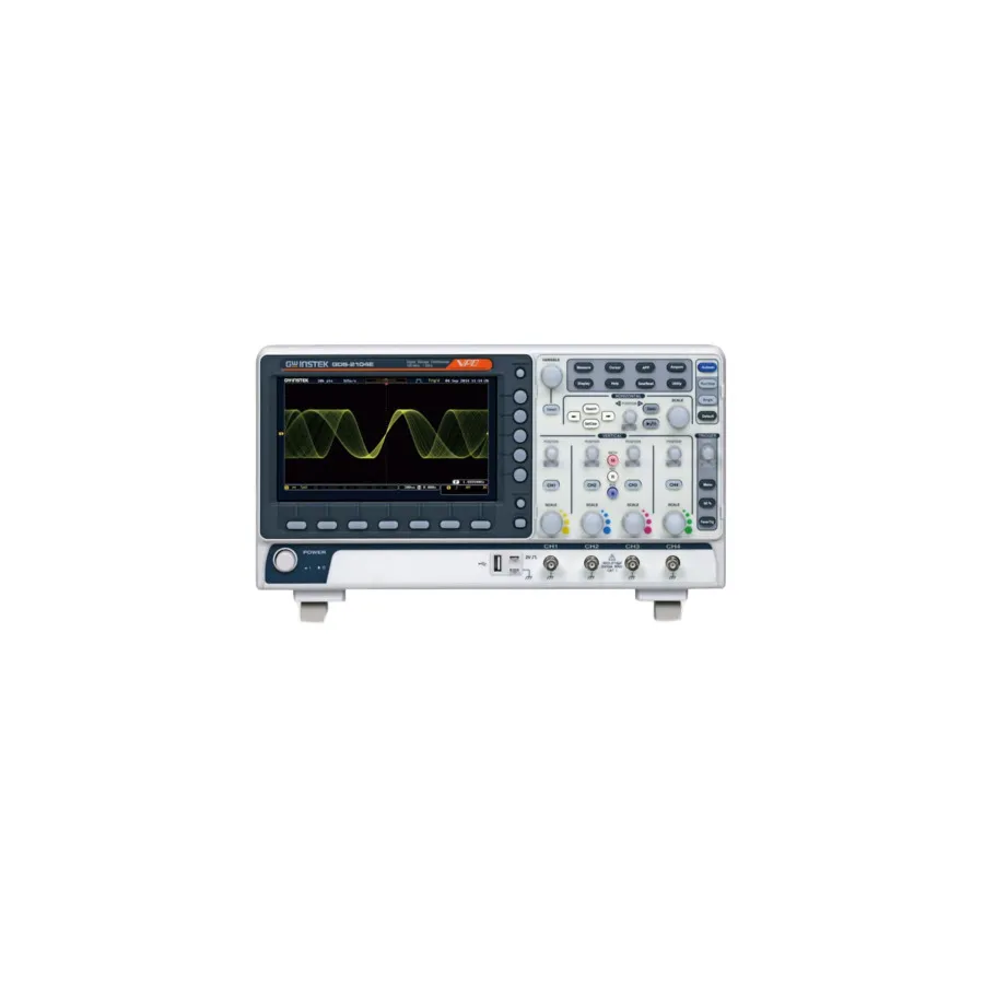 Oscilloscope numérique GW Instek GDS-2204E 200MHz