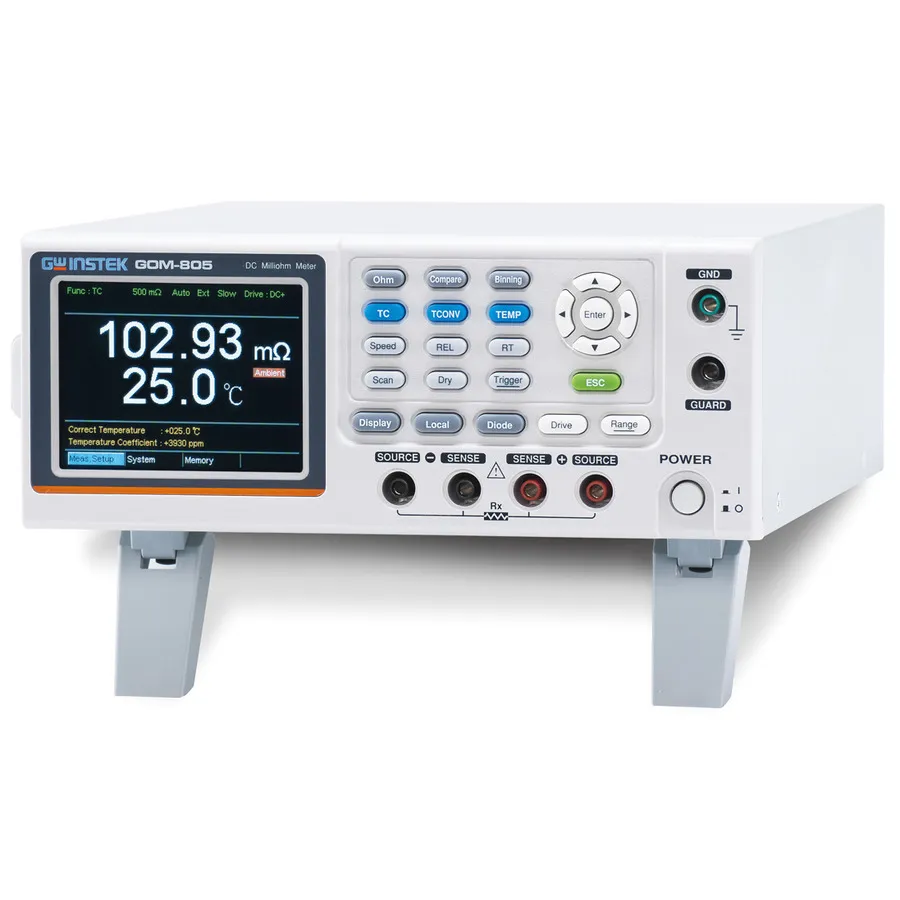 Milliohmmètre DC de paillasse GW Instek GOM-805