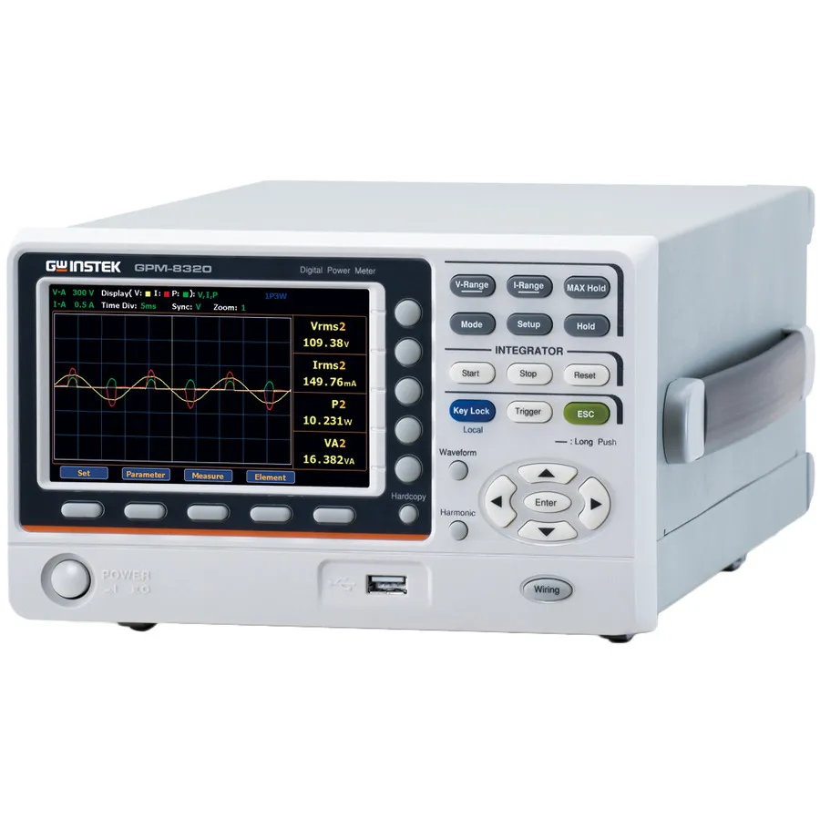 Wattmètre AC numérique GW Instek GPM-8320 (GPIB+DA12)