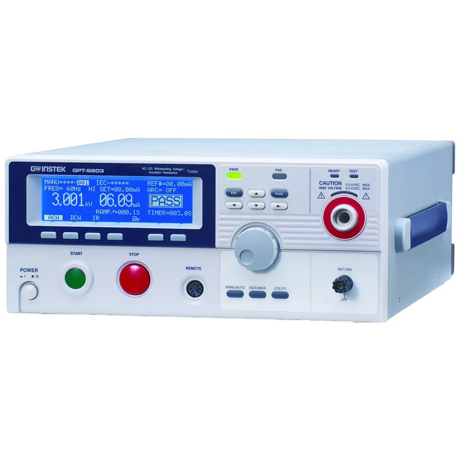 Testeur de sécurité électrique GW Instek GPT-9803